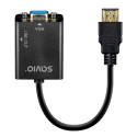 HDMI-VGA adapter AK-76 with audio, SAVIO