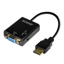 HDMI-VGA adapter AK-76 with audio, SAVIO