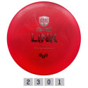 Discgolf DISCMANIA Putter GEO LINK Evolution red 2/3/0/1