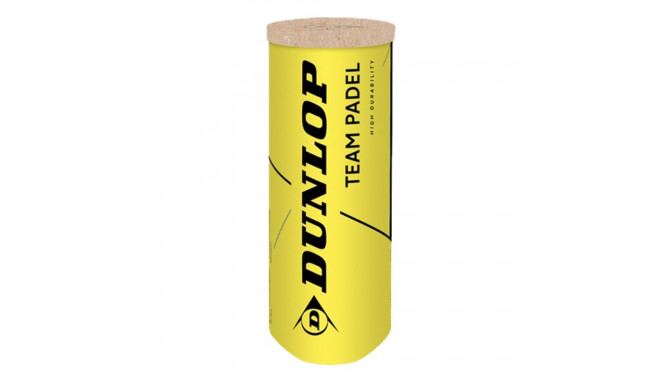 Padel tennis balls Dunlop TEAM PADEL 3 pet