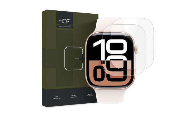 FOLIA HYDROŻELOWA HOFI HYDROFLEX PRO+ 2-PACK APPLE WATCH 10 / 11 (42 MM) CLEAR