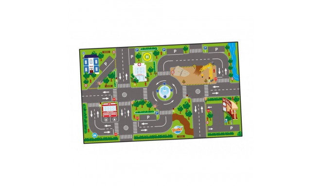 Playmat City Buki mīksta auduma rotaļu paklājiņš