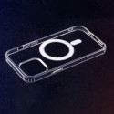 Anti Shock 1,5 mm Mag case for iPhone 12 Mini 5,4" transparent big hole