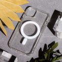 Anti Shock 1,5 mm Mag case for iPhone 12 Mini 5,4" transparent big hole