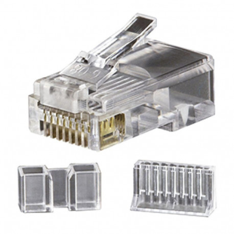 PNI RJ45 plug for UTP Cat6 cable set of 10 pieces