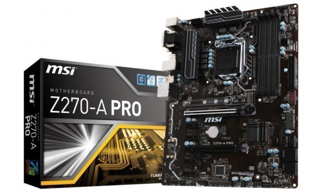 MSI emaplaat Z270-A PRO