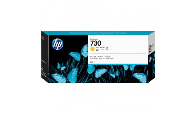 HP 730 kollane tindikassett 300ml