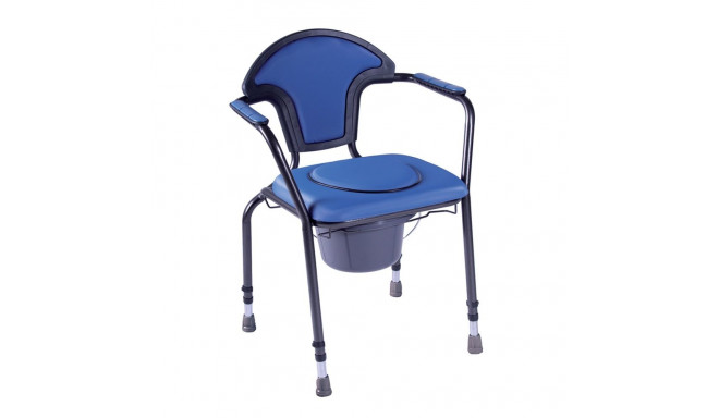 OPEN sanitary chair with height adjustment Navy blue
