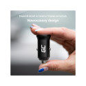 Green Cell GC CADM-GC-36AA - USB-Ladegeraet 36 W 2x USB-A schwarz Flashlight, GPS, Headphones, Mobil