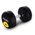 Rubber dumbbell HMS HG Pro - 16 kg