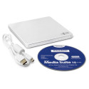 H.L Data Storage | Ultra Slim Portable DVD-Writer | GP60NW60 | Interface USB 2.0 | DVD±R/RW | CD rea