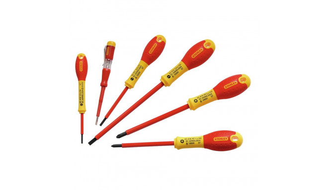 Stanley FATMAX 6 piece Insulated Slotted Pozi set