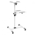 Techly Universal Trolley for Notebook / Projector, White ICA-TB TPM-6