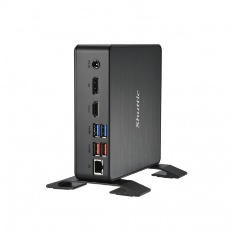 Shuttle XPC Nano PC NC40U, Intel Celeron 7305U, 1x HDMI, 1x DP, 1x USB-C/DP, 6x USB3.2, 1x 2.5" pesa
