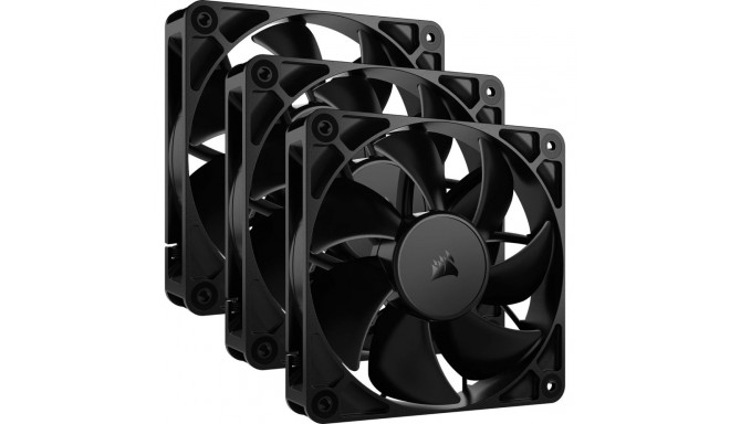 Corsair RS120 Arvutikorpuse ventilaator 12 cm Must 3 tk