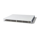 Cisco Catalyst 1300-48T-4G Managed Switch, 48 Port GE, 4x1GE SFP, Limited Lifetime Protection (C1300