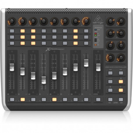Behringer X-TOUCH COMPACT MIDI klaviatuur USB must