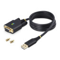 StarTech.com 3ft (1m) USB to Null Modem Serial Adapter Cable, Interchangeable DB9 Screws/Nuts, COM R