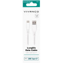 Vivanco cable USB-C - USB-A 1.5m, white (61696) (opened package)