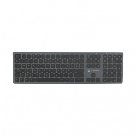 NATEC klaviatuur NKL-1830 universaalne RF juhtmevaba + Bluetooth QWERTY hispaania, must, hall