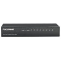 Intellinet 8-Port Fast Ethernet Office Switch, Desktop Size, Metal, IEEE 802.3az (Energy Efficient E