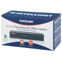 Intellinet 8-Port Fast Ethernet Office Switch, Desktop Size, Metal, IEEE 802.3az (Energy Efficient E