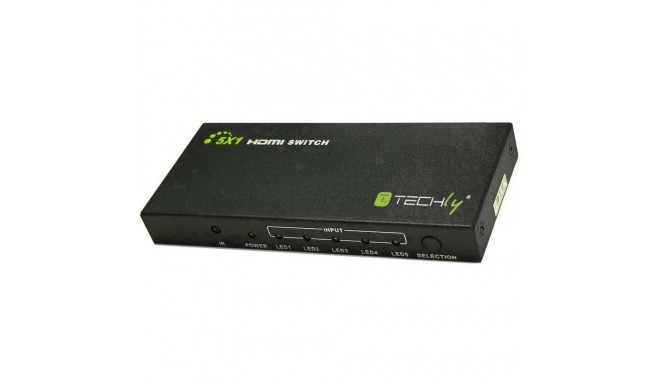 Techly 5 IN 1 OUT HDMI lüliti koos kaugjuhtimispuldiga, 4Kx2K, 3D IDATA HDMI-4K51