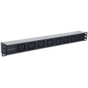 Intellinet 19" 1U Rackmount 8-Output C19 Power Distribution Unit (PDU), With Removable Power Cable a