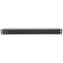 Intellinet 19" 1U Rackmount 8-Output C19 Power Distribution Unit (PDU), With Removable Power Cable a