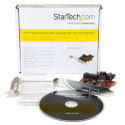 StarTech.com 4 Port PCI Express USB 3.0 Card - 2 External & 2 Internal - SATA Power - UASP Support -