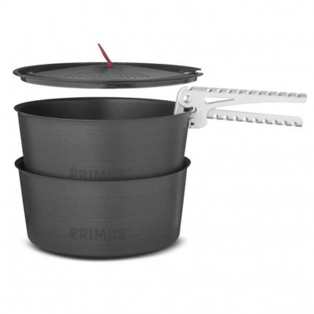 Primus 740310 matkatoiduvalmistamise pottide komplekt 1,3 L alumiinium, must