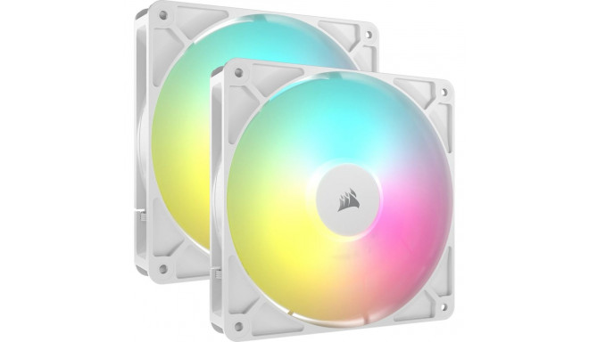Corsair RS140 ARGB arvutikorpuse ventilaator 14 cm valge 2 tk.