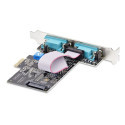 StarTech.com 2-Port Serial PCIe Card, Dual-Port PCI Express to RS232/RS422/RS485 (DB9) Serial Card, 