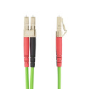 StarTech.com 3m (9.8ft) LC to LC (UPC) OM5 Multimode Fiber Optic Cable, 50/125µm Duplex LOMMF Zipcor