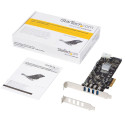 StarTech.com 4 Port USB 3.0 PCIe Card w/ 4 Dedicated 5Gbps Channels (USB 3.1 Gen 1) - UASP - SATA / 