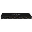 StarTech.com 4K HDMI 4-Port Video Splitter – 1x4 HDMI Splitter w/ Solid Aluminum Housing – 4K 30Hz