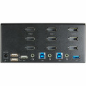 StarTech.com 2 Port Triple Monitor DisplayPort KVM Switch - 4K 60Hz UHD HDR - Desktop DP 1.2 KVM wit