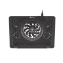 GENESIS Oxid 450 laptop cooling pad 39.6 cm (15.6") 2400 RPM Black