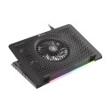 GENESIS Oxid 450 laptop cooling pad 39.6 cm (15.6") 2400 RPM Black