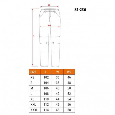 NEO tools kaitsepüksid 81-236-S, must