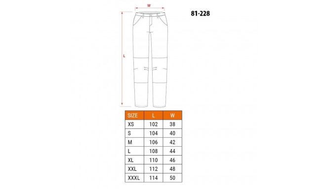 NEO tools 81-228-XS protective trousers