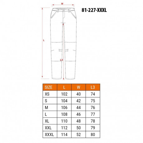NEO tools 81-227-XXXL protective trousers