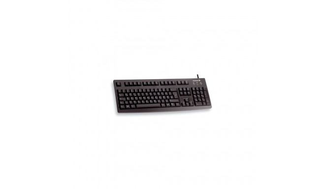 CHERRY G83-6104 klaviatuur Universaalne USB QWERTY USA inglise Must