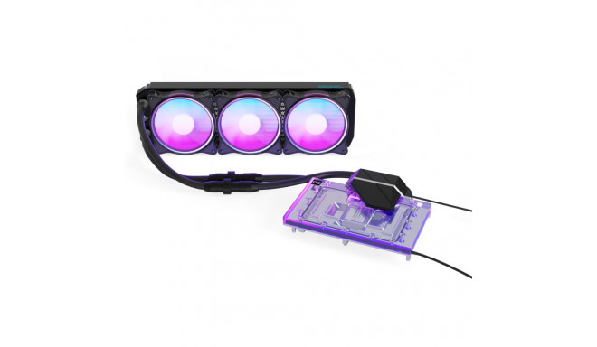 Alphacool Eiswolf 2 AIO Graphics card All-in-one liquid cooler 12 cm Black, Transparent 1 pc(s)