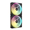 Corsair CO-9051004-WW computer cooling system Computer case Fan 14 cm Black, White 2 pc(s)