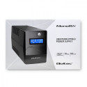 Qoltec Monolith uninterruptible power supply (UPS) Double-conversion (Online) 0.85 kVA 480 W 2 AC ou