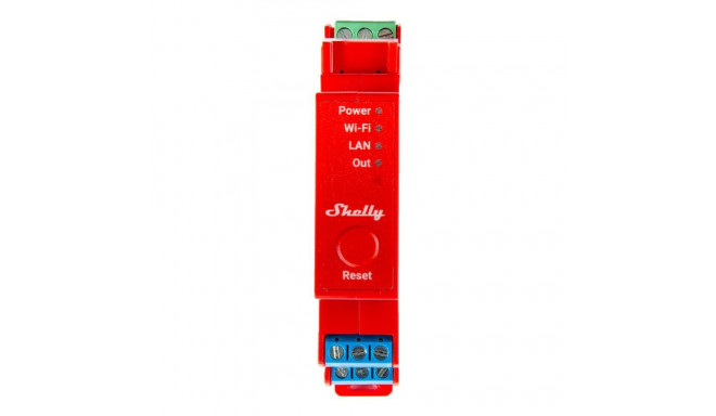 Shelly DIN Rail Smart Switch Shelly Pro 1PM with power metering, 1 channel