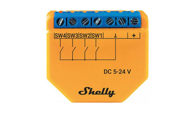 Shelly Wi-Fi Controller Shelly PLUS i4 DC, 4-digital inputs