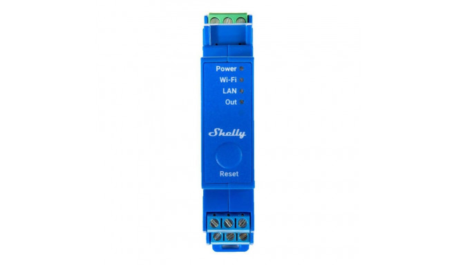 Shelly DIN Rail Smart Switch Shelly Pro 1 with dry contacts, 1 channe;