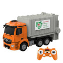 Double Eagle Remote control RC garbage truck 1:26 Double Eagle ( orange) Mercedes-Benz Antos E676-00